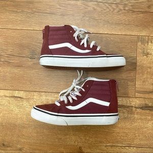 VANS kids high tops shoes size  13.5